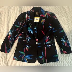Anne Klein Floral Blazer Size Small